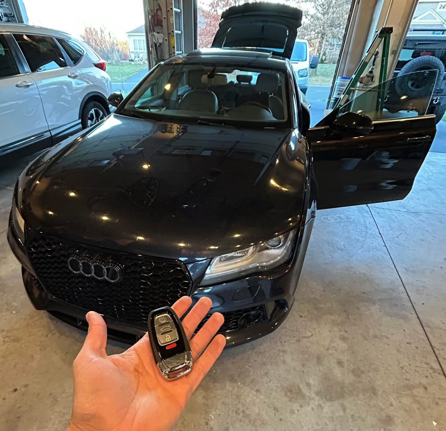 2017 Audi S5 serviced on-site by Lock Lock Auto Keys
