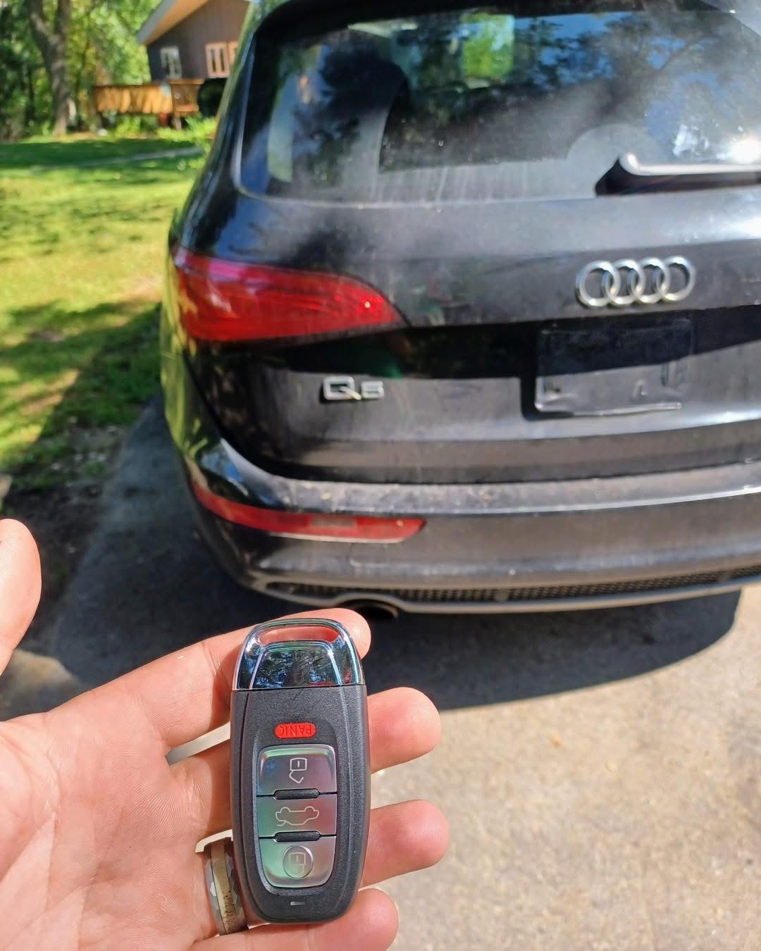 2014 Audi Q5 serviced on-site by Lock Lock Auto Keys