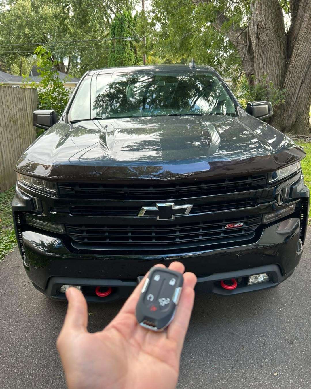 Chevy Silverado serviced on-site by Lock Lock Auto Keys